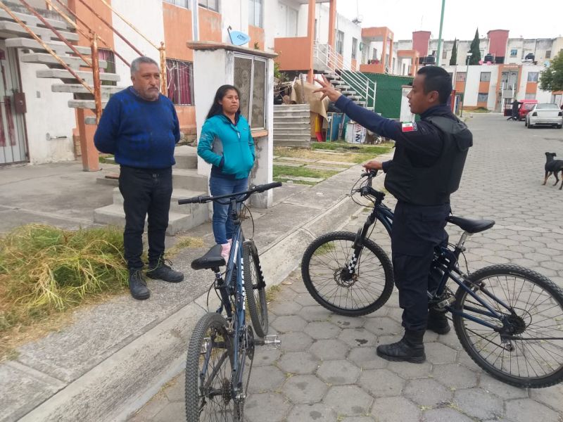 Policía ciclista “Grupo Bravo”, ya recorre primer cuadro de Tetla
